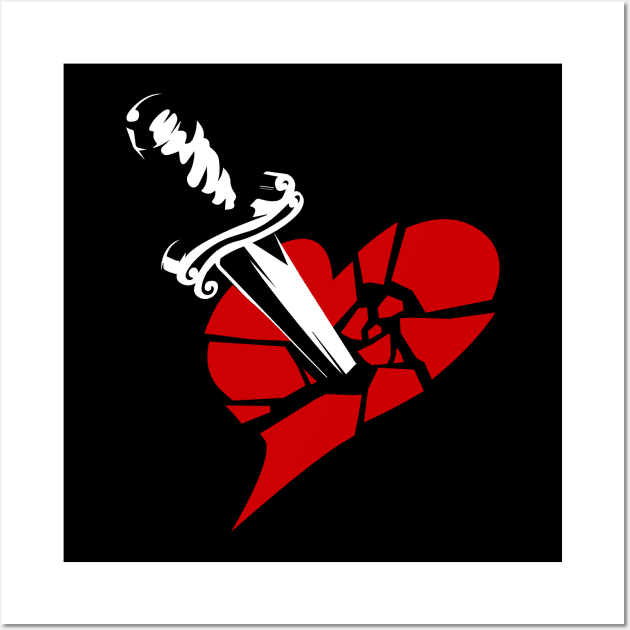 Persona 5 - Heart and Dagger Wall Art by JayMar